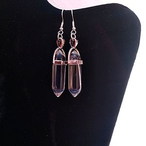2/15 stainless steel gem earrings